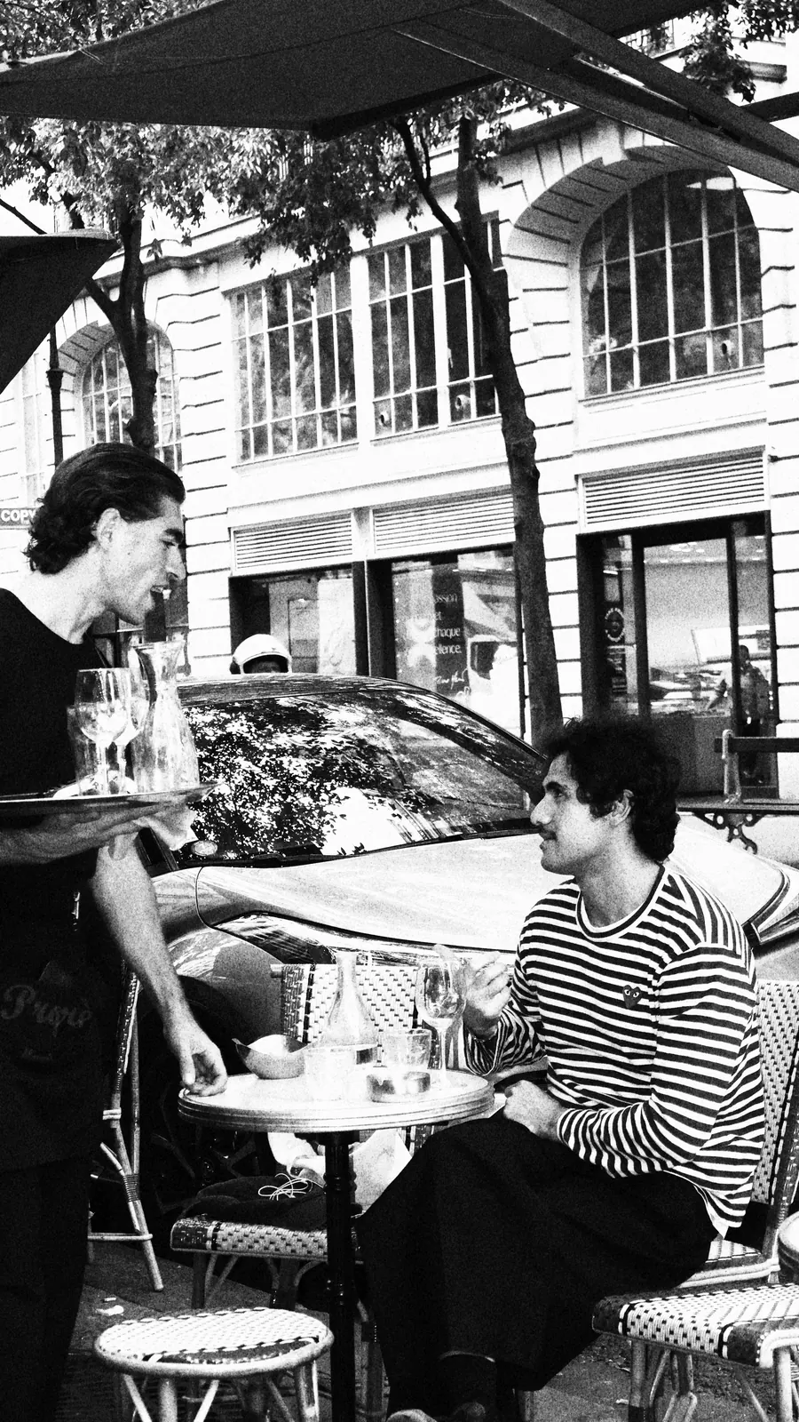 Le service en terrasse